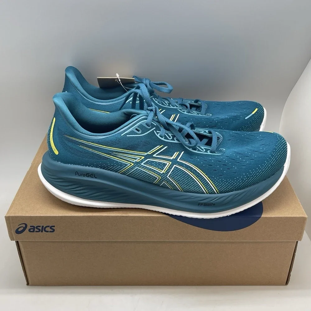 Asics Sneakers Mens 13 Gel Cumulus 26 1011B792 Blue Running Athletic Shoes New